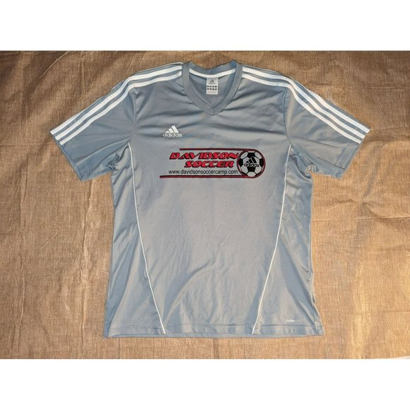 adidas Other - Adidas Men's Gray Short Sleeve Shirt Size XL Climalite Davidson Soccer